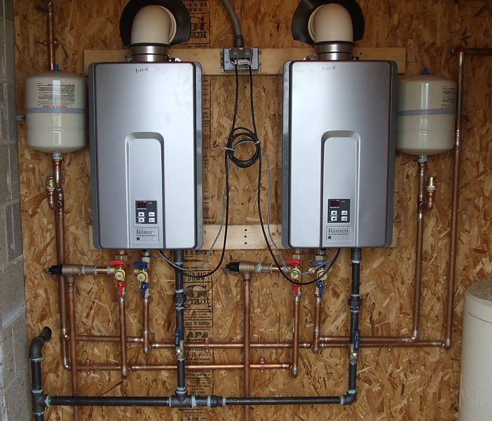 Copper manifold installation