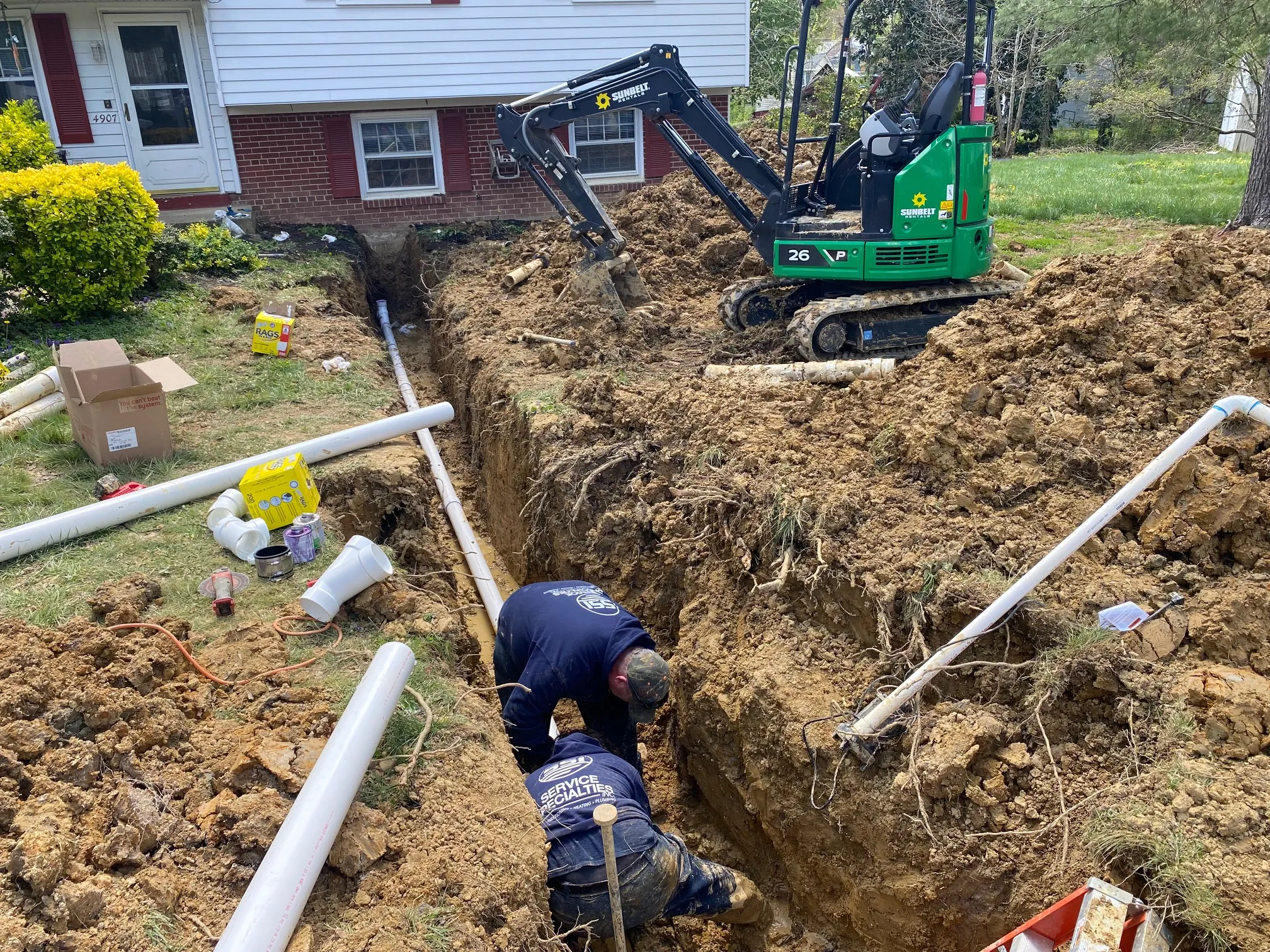 PEX rough-in framing