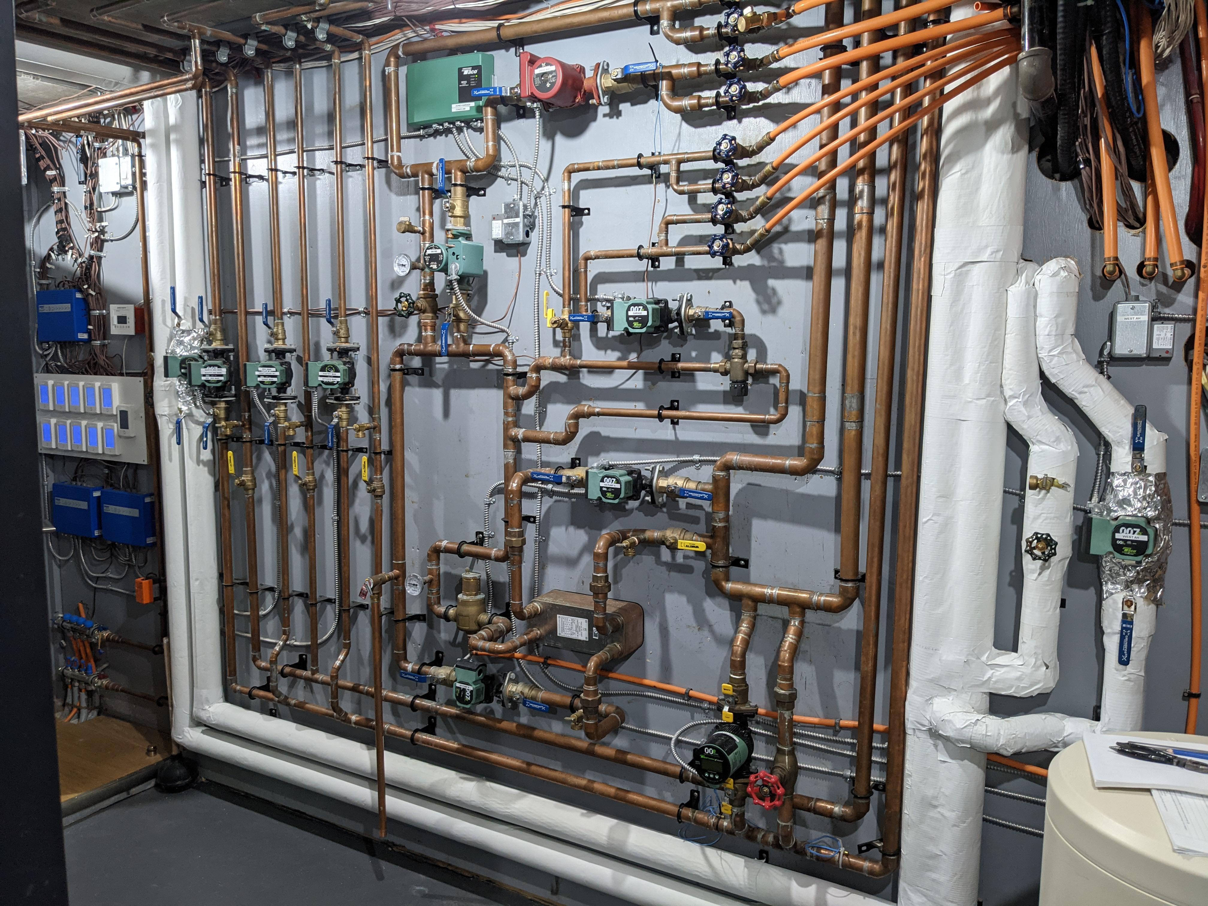 Boiler room mechanical